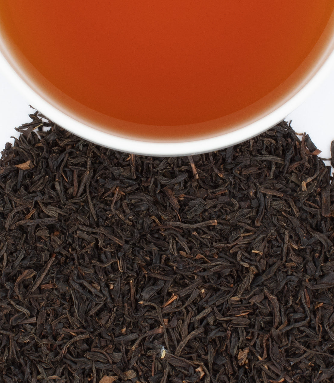 Harney & Sons Fine Teas- Organic English Breakfast- Cup of Tea- Tea Leaves